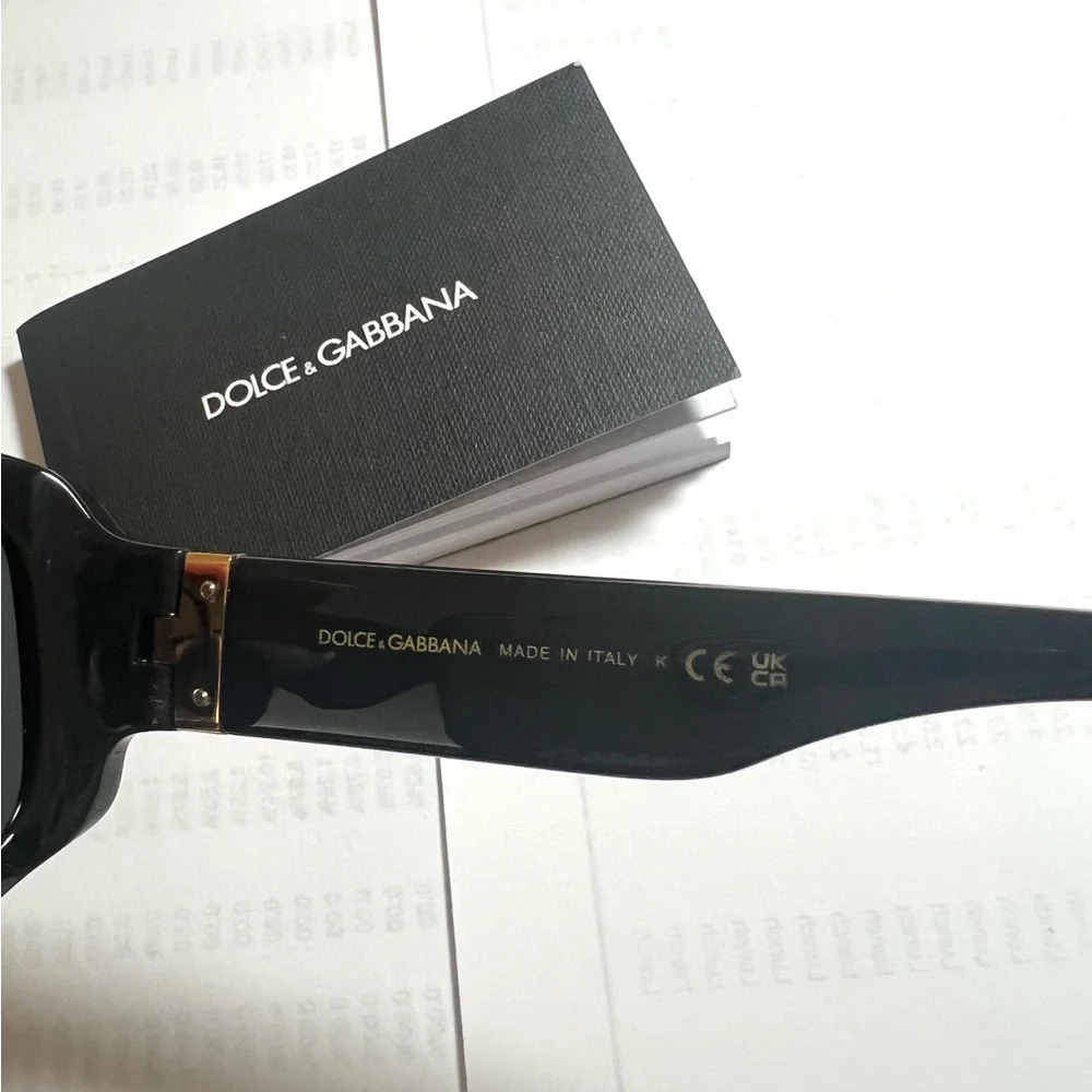 Dolce & Gabbana Black Glasses with Bold Frame and Dark Lenses